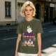 Olive T-Shirt With Ghost Ramen Shop Graphic