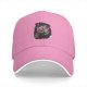 Black Baseball Cap With Anime Swordsman Character Print