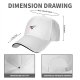 Black Baseball Cap With Detailed Pistol Graphic Design