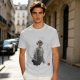 Olive T-Shirt Featuring Princess Mononoke Warrior Artwork