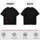 Oversized Olive Green T-Shirt with Red Stamp Detail