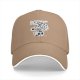 Black baseball cap with drink fine coffee skull cup graphic
