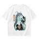 Anime Dragon and Girl Graphic Tee for Fantasy Fans