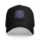 Black baseball cap with Skeletor Snake Mountain Gym graphic