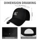 Black Baseball Cap With Dalek It's Dalektable Graphic