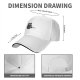 Black Baseball Cap With Cute Cat Holding Chainsaw Purr Print