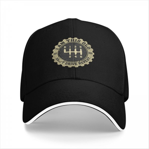 I Am This Old Shift Drive Repeat Manual Gear Cap