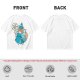 Olive T-Shirt With Fairy Godmother Cat Graphic Print