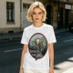 Olive Green T-Shirt With Legendary Hero Art Print
