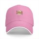 Black Baseball Cap With Cute Duck Warrior Knight Print