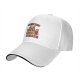 Black baseball cap with 'Leftovers Are For Quitters' cat graphic