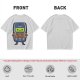 Olive T-Shirt Featuring a Retro Mobile Phone Holding a Never Forget Sign