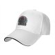 Black Baseball Cap with Dark Psychedelic Monster Graphic Print