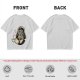 Olive T-shirt with Darth Vader holding a steaming coffee cup
