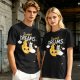 Olive t-shirt with sweet dreams cheese moon and mouse graphic