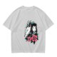 Olive T-shirt with Spirited Away Haku and Chihiro Anime Art Print