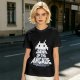 Olive T-Shirt with Retro Arcade Space Invader Graphic and Dawn of the Arcade Text
