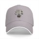 Black baseball cap with coffee types graphic print