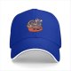 Black Baseball Cap With Halloween Pumpkin Ramen Bowl Graphic