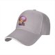 Black Baseball Cap With Anime Character Sunset Ship Art Print