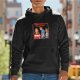 Distracted Boyfriend Meme Graphic Black Hoodie