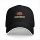 Black baseball cap with Ludo Guardian Friend of the Rocks print