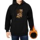 Black Hoodie With Dungeons And Dragons Style Fantasy Graphic Print