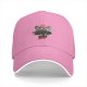Black baseball cap with horror cartoon graphic and 'Small Talk Does' text