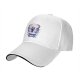 Black Baseball Cap With Fantasy Moonlit Character Art Print