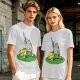 Legend of Zelda Cucco Defeats Link Graphic T-Shirt
