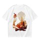 Anime Fire Bender Silhouette Graphic T-Shirt