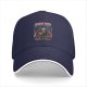 Black baseball cap with grim reaper graphic and enough sleep text