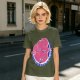 Olive T-Shirt With Funny Colon Graphic 'Keeps Your Poop On The Way' Print