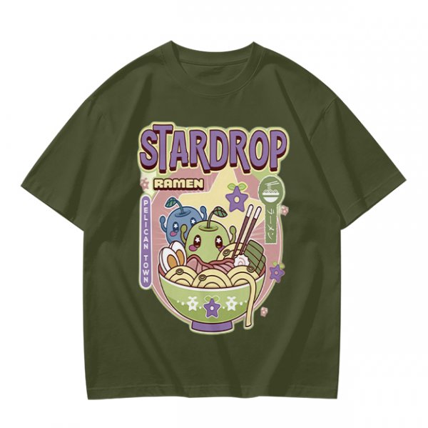 Stardrop Ramen Pelican Town Cute Graphic T-Shirt