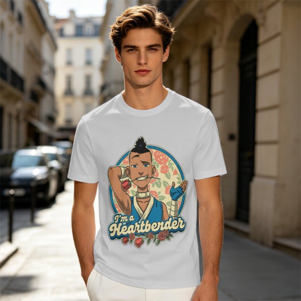 Avatar The Last Airbender Sokka I'm A Heartbender Graphic T-Shirt