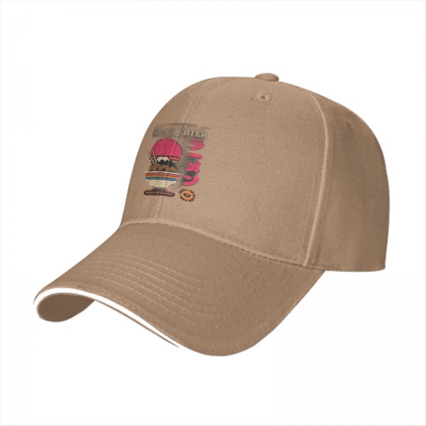 Ramen Eater Baseball Cap with Japanese Themed Graphic