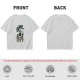 Olive graphic t-shirt with 'Fueled by Coffee & Existential Dread' grim reaper print