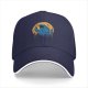 Black baseball cap with cookie monster godzilla and cookie print