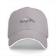 Black baseball cap with My Neighbor Totoro anime character print