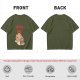 Catflix and Chill Orange Cat Watching TV Graphic T-Shirt