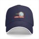 Black baseball cap with mirror and coffee graphic that says LIKE THIS