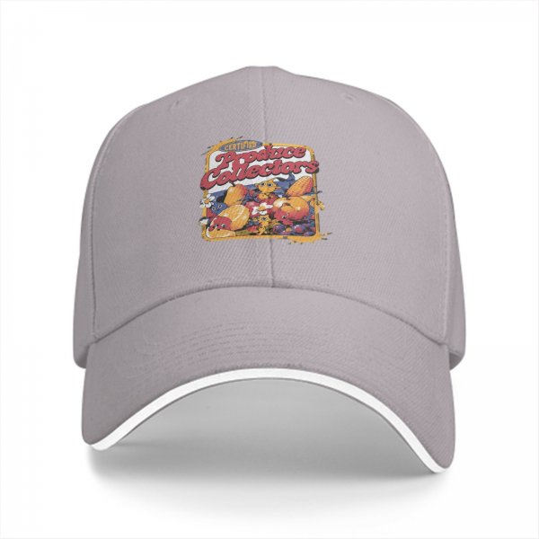 Black Baseball Cap With Certified Produce Collectors Graphic