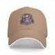 Black Baseball Cap with Anime Character Group Graphic Print