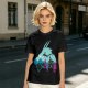 Olive T-Shirt With Spirited Away Dragon Silhouette Artwork