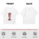 Olive Graphic T-Shirt With Insane Cat Illustration And Text