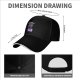 Black Baseball Cap With 'Signs Point To Leave Me Alone' Cat Graphic