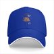 Black Baseball Cap With Don't Worry Be Happy Capybara Print