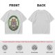 Olive green Totoro graphic t-shirt with plant a tree save the forest slogan