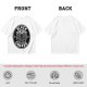 Olive green t-shirt with black goat head and Black Coffee graphic