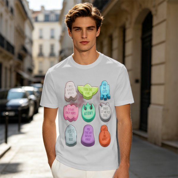 Star Wars Conversation Hearts Graphic Tee